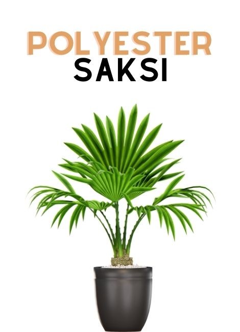 polyester saksı